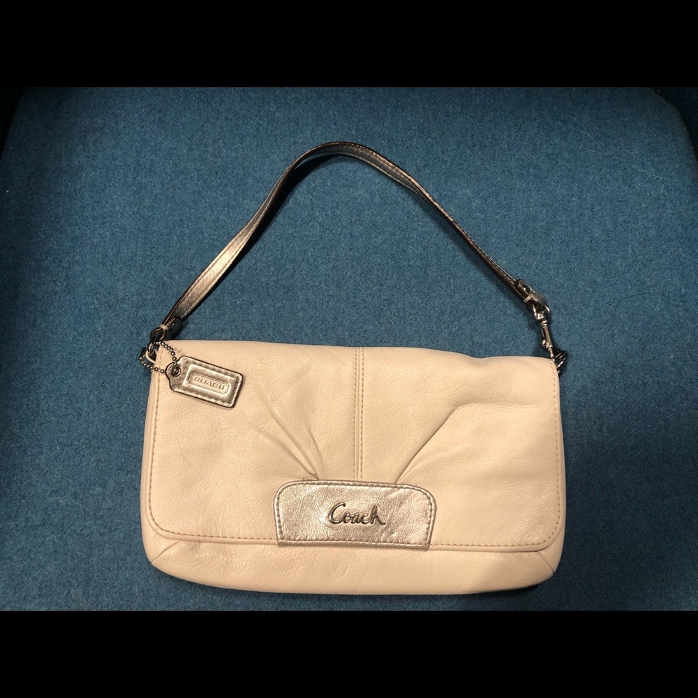 Coach White/Cream Small Womens purse